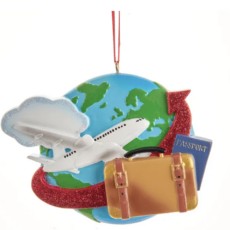 Personalized Travel Ornament